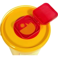 Емкость-контейнер для остр. инструм. Медком класса Б жел. 3 л(80 шт. в уп.)