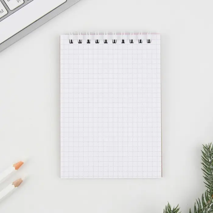 Блокнот детский, А6, 40 листов, мягкая обложка, на гребне «А вот и Новый год» Блокнот детский, А6, 40 листов, мягкая обложка, на гребне «А вот и Новый год»