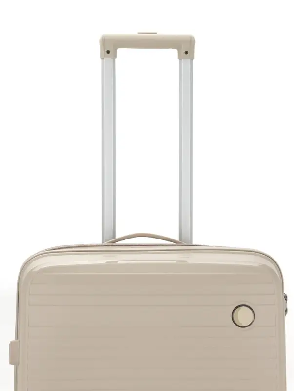 Чемодан на колёсах, 24", кодовый замок, 40&times;24&times;65 см, светло-бежевый