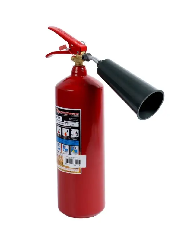 Огнетушитель углекислотный ОУ-2 ВСЕ Огнетушитель углекислотный ОУ-2 ВСЕ