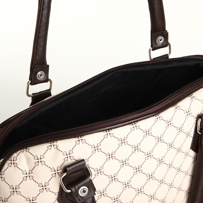 Сумка дорожная на молнии, цвет бежевый Сумка дорожная на молнии, цвет бежевый