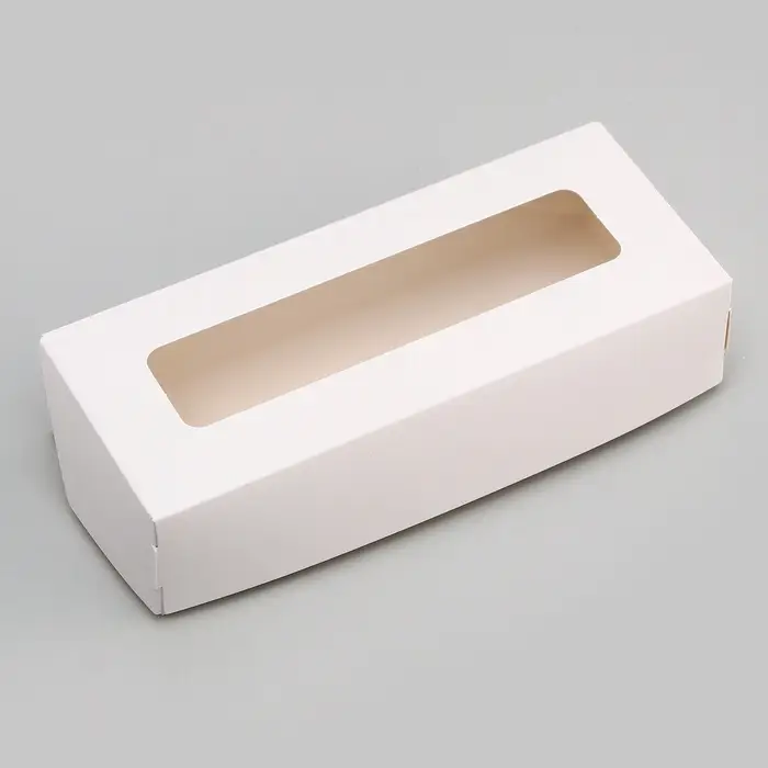 Коробка складная, белый, 17&times;7&times;4 см, 0.5 л