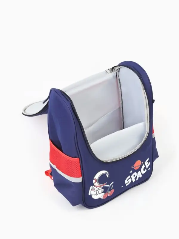 Рюкзак школьный, с эргономичной спинкой квадратный &laquo;Ракета&raquo;