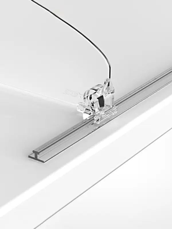 Т-профиль пластиковый для крепления разделителей на полке, 1000&times;10&times;10 мм, прозрачный