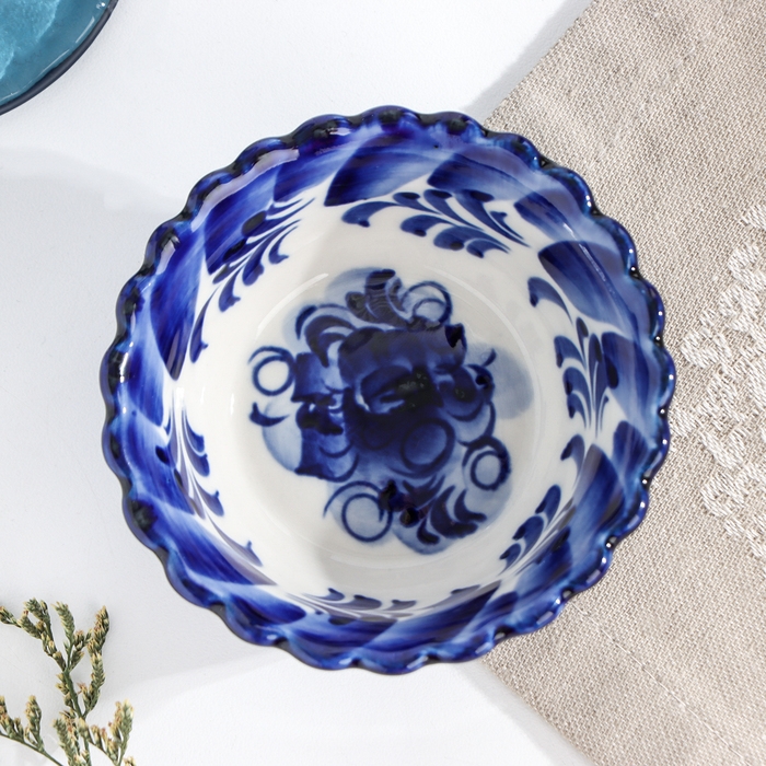 Розетка под варенье, гжель Розетка под варенье, гжель