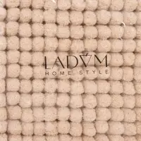 Коврик для дома LaDо́m, букли, 38&times;60 см, бежевый