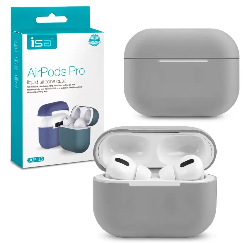 Чехол для AirPods Pro Silicone Case ISA Lilac