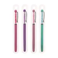 Ручка гелевая Calligrata &laquo;Стразы&raquo;, синий стержень, узел 0.5 мм, МИКС