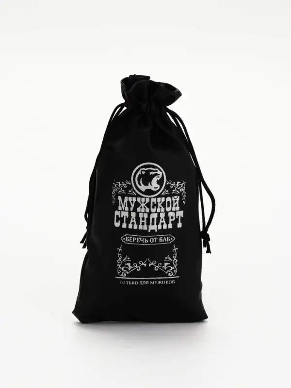 Стопки в чехле &laquo;Мужской стандарт&raquo;: нержавеющая сталь, набор 3 шт.&times;70 мл