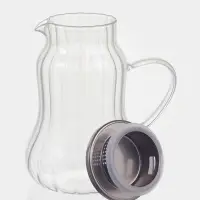 Кувшин стеклянный "Богема.Дольки", 1000 мл, 12,5х16х20,5 см