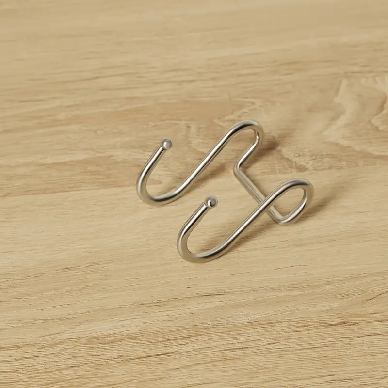 Крючок двойной тм VETTA, хромированная сталь