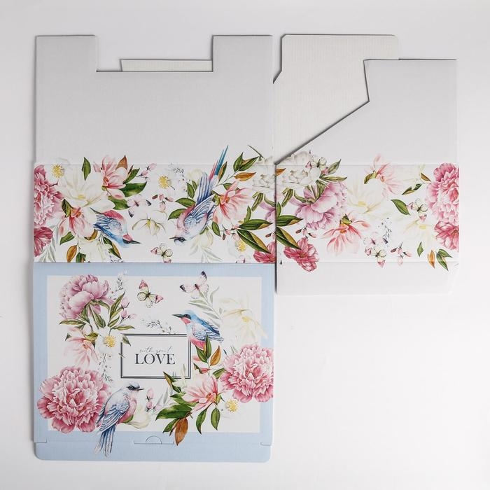 Коробка‒пенал, упаковка подарочная, Love, 30 х 23 х 12 см Коробка‒пенал, упаковка подарочная, Love, 30 х 23 х 12 см