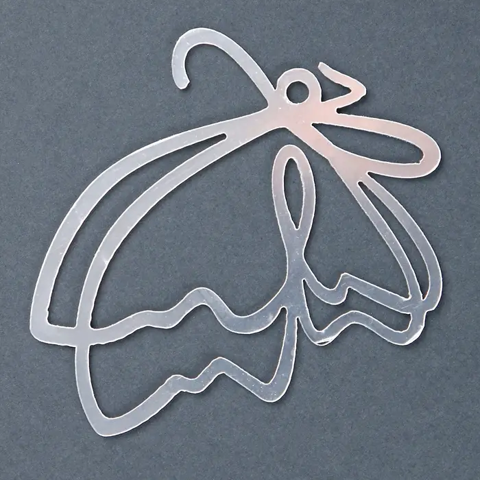 Топпер для торта «Бабочки», 5 шт., серебряные Топпер для торта «Бабочки», 5 шт., серебряные