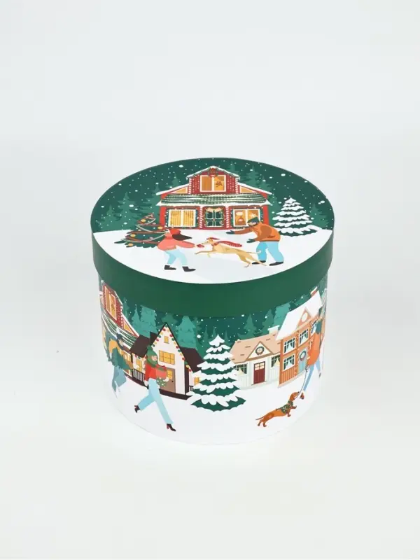 Набор подарочных коробок 5 в 1 &laquo;Новый год&raquo;, 13&times;14&ndash; 19.5&times;22 см