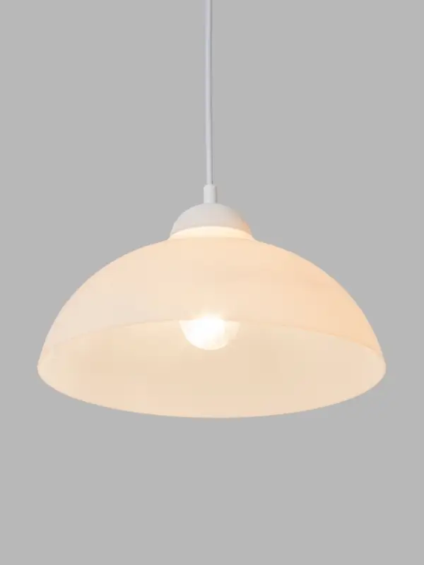 Светильник подвесной &laquo;Хоста&raquo;, 1&times;15 Вт, Е27, 29&times;29&times;13(74) см, белый