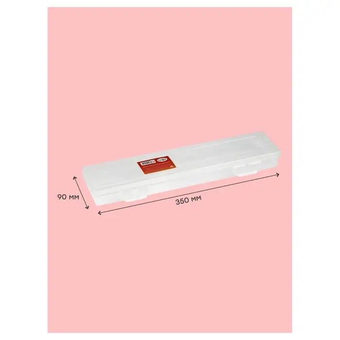 Пенал пластиковый футляр 350&times;90&times;35 Гамма, прозрачный 10122033