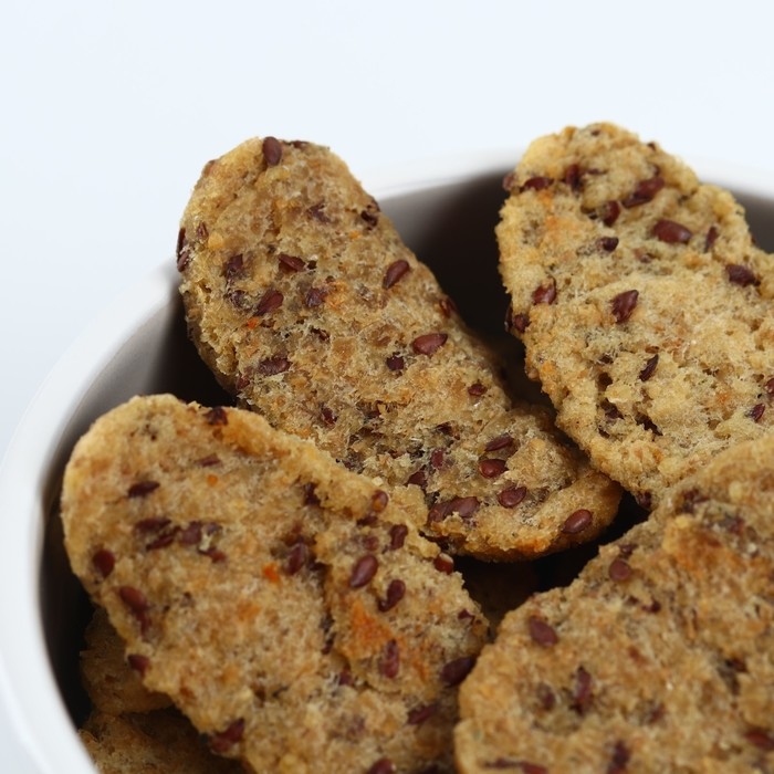 Лакомство для собак натуральное PetLab: Крекеры из трески с семенами льна, 40 г. Лакомство для собак натуральное PetLab: Крекеры из трески с семенами льна, 40 г.