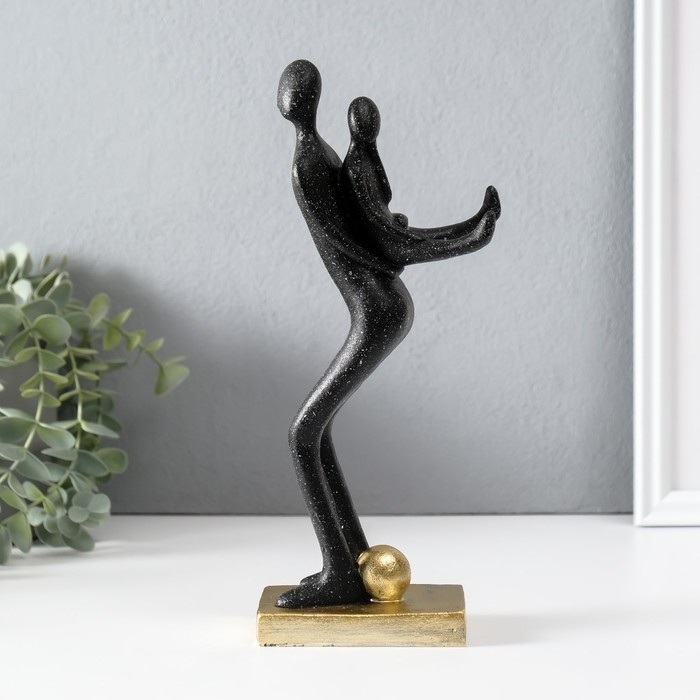 Сувенир полистоун Сувенир полистоун "Как за каменной стеной" чёрный 6х10,5х25 см