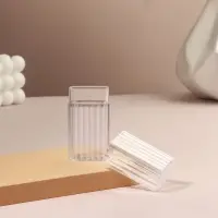 Органайзер для хранения, с крышкой, 10.4&times;3.8&times;2.1 см, цвет прозрачный