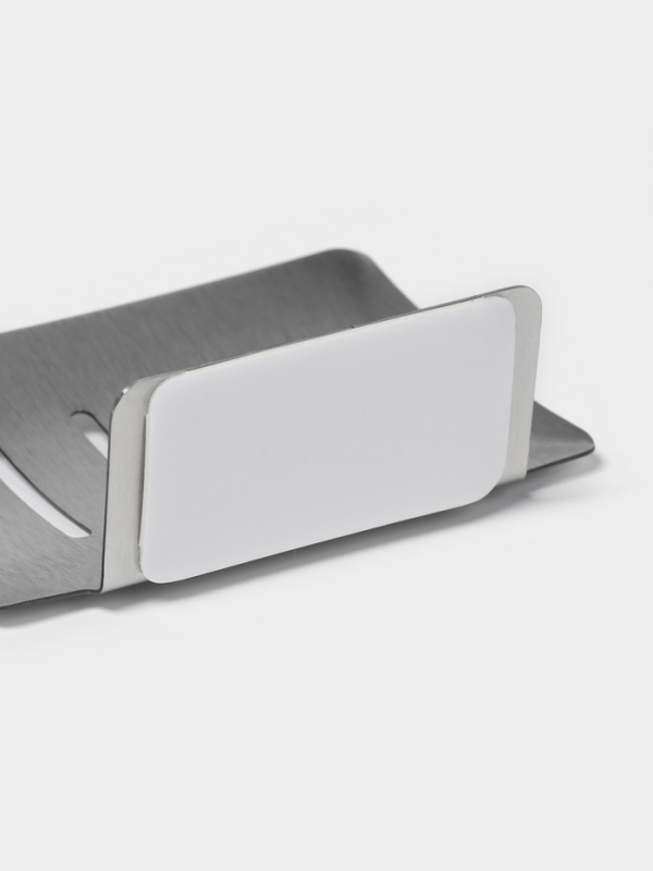 Мыльница настенная, цвет хром