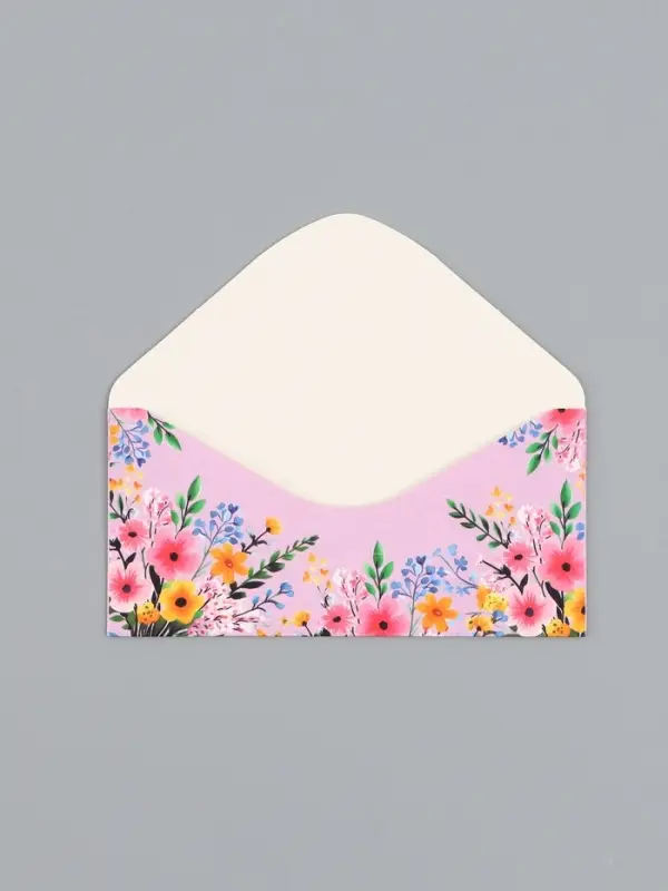 Конверт для денег &laquo;Бабочки и цветы&raquo;, 16,5 х 8 см