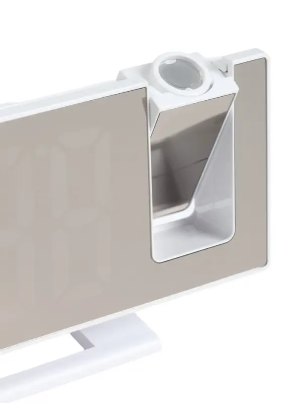 Часы-будильник электронные настольные с проекцией на потолок, 18.4&times;7.5 см, зеленая индикация