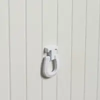 Ручка-кнопка мебельная CAPPIO EARRING, алюминий, белый