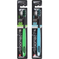 Зубная щетка BIOMED Black 1шт цвет в асс