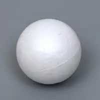 Шар из пенопласта для поделок и творчества, набор 6 шт., 10 см