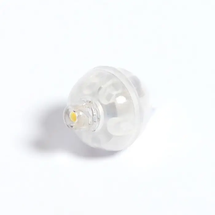 Светодиод для воздушного шара, круглый, цвет жёлтый, пластик Светодиод для воздушного шара, круглый, цвет жёлтый, пластик