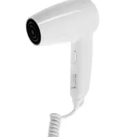 Фен LGE-006, 1300 Вт, настенный, 2 скорости, крепление, белый