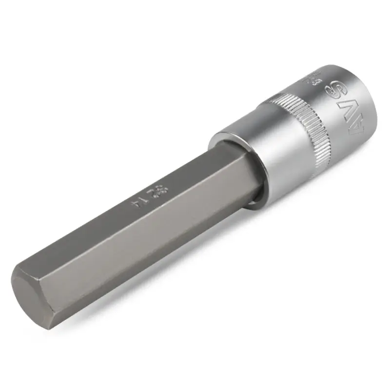Головка со вставкой 1/2" шестигранной (14 мм, L=100 мм) AVS BS12H14L