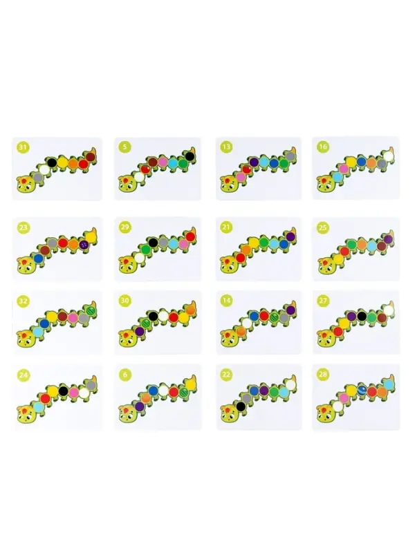 Игра развивающая на липучках "Гусеница" 06002