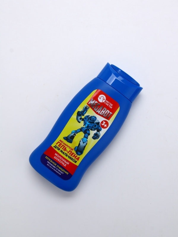 Гель-пена для мальчиков  Гель-пена для мальчиков "Мегакрутая пена", молочный шоколад, 250 мл