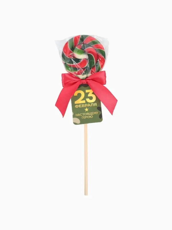 Леденец на палочке &laquo;23 февраля&raquo;, вкус: кола, 15 г