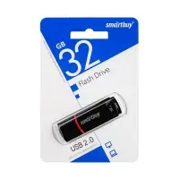 USB накопитель 32 GB Smart Buy Crown Series Black