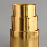 Набор подарочных коробок 3 в 1, завальцованные, золотой, 20 х 12 - 18 х 10 - 16 х 8 см