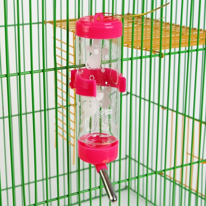 Поилка для грызунов «Мышки в сыре» 125 мл, 12.5х4.5 см, микс цветов Поилка для грызунов «Мышки в сыре» 125 мл, 12.5х4.5 см, микс цветов