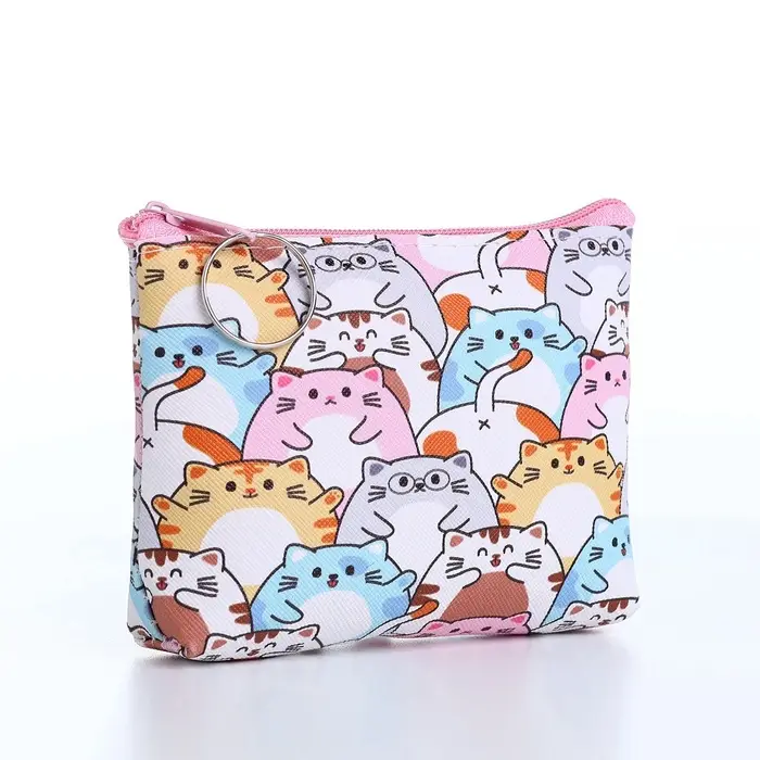 Кошелёк детский &laquo;Животные&raquo;, монетница, на молнии, МИКС