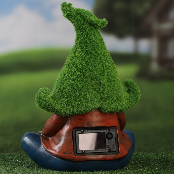 Садовый фонарь  Садовый фонарь "Гном предсказатель" 16х13х27см