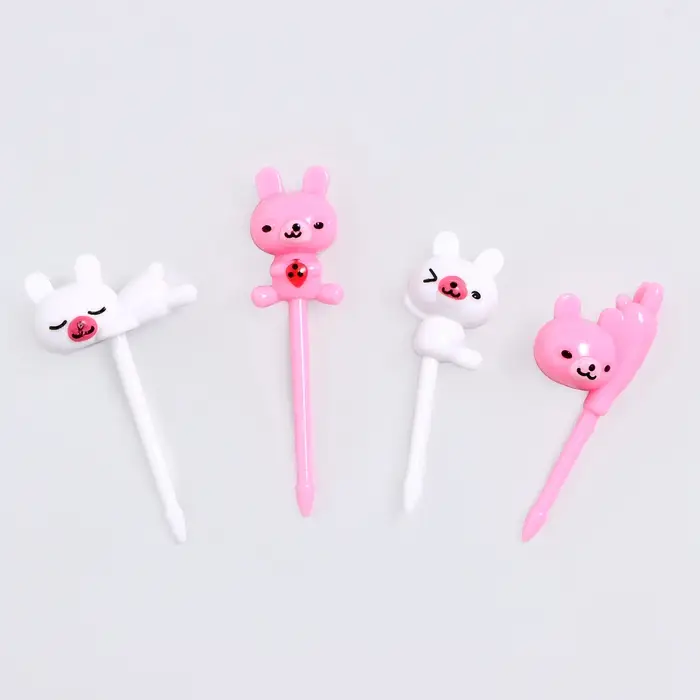 Шпажки для канапе «Зайки», набор 8 шт. Шпажки для канапе «Зайки», набор 8 шт.