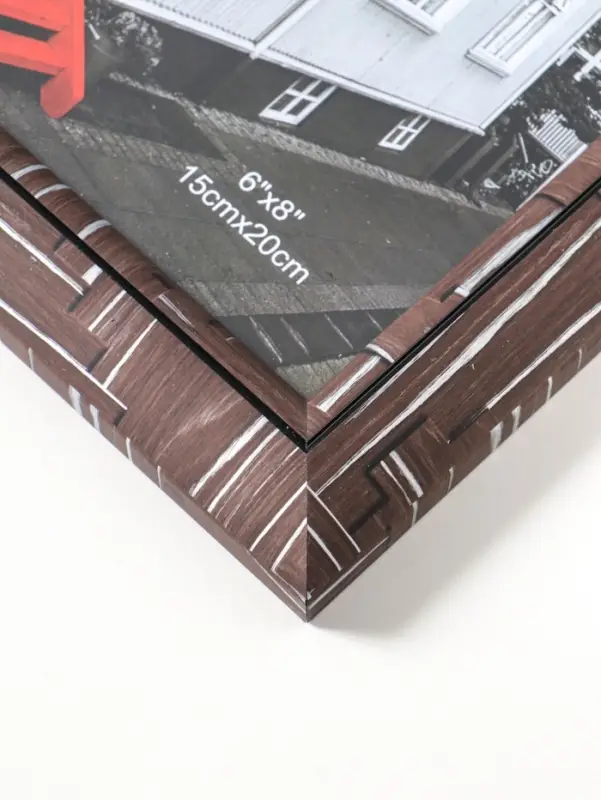 Фоторамка пластик 15х20 см "Моррис" тёмно-коричневый 23х18х2 см