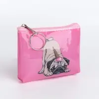 Кошелёк детский &laquo;Котики и мопсики&raquo; Выбражулька, маленький, монетница, МИКС