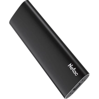 Портативный SSD NeTac External SSD Z Slim USB 3.2 500 Gb Black