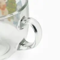 Кружка стеклянная новогодняя &laquo;Мишки в лесу&raquo;, 500 мл