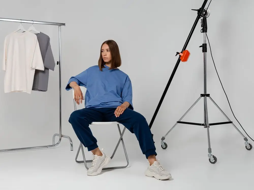 Футболка оверсайз унисекс Kosmos 2.0, синяя, размер XS/S Футболка оверсайз унисекс Kosmos 2.0, синяя, размер XS/S