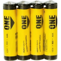 Батарейка Smartbuy AAA солевая&nbsp;ONE&nbsp;R03/4S&nbsp;(60/600)&nbsp;(SOBZ-3A04S-Eco) 4шт