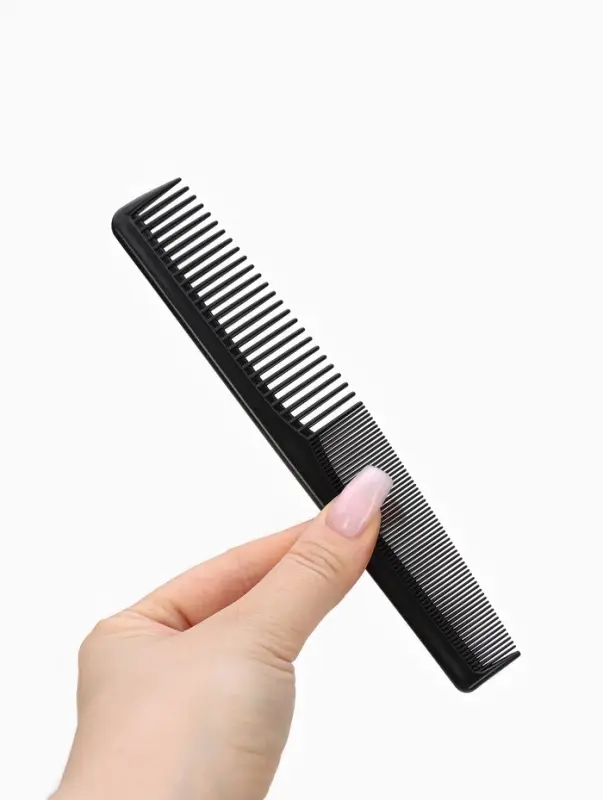 Расчёска комбинированная, 18&times;3 (&plusmn;1) см, чёрная