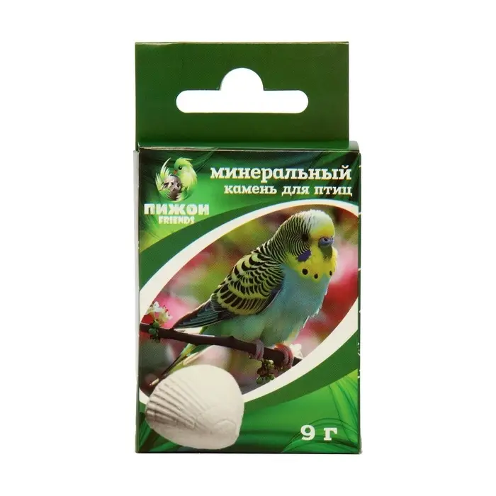 Минеральный камень  Минеральный камень "Пижон" для птиц, ракушка, 9 г