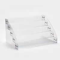 Подставка под лаки 5 этажей, 31.3&times;17.8&times;22.4 см, оргстекло 2 мм